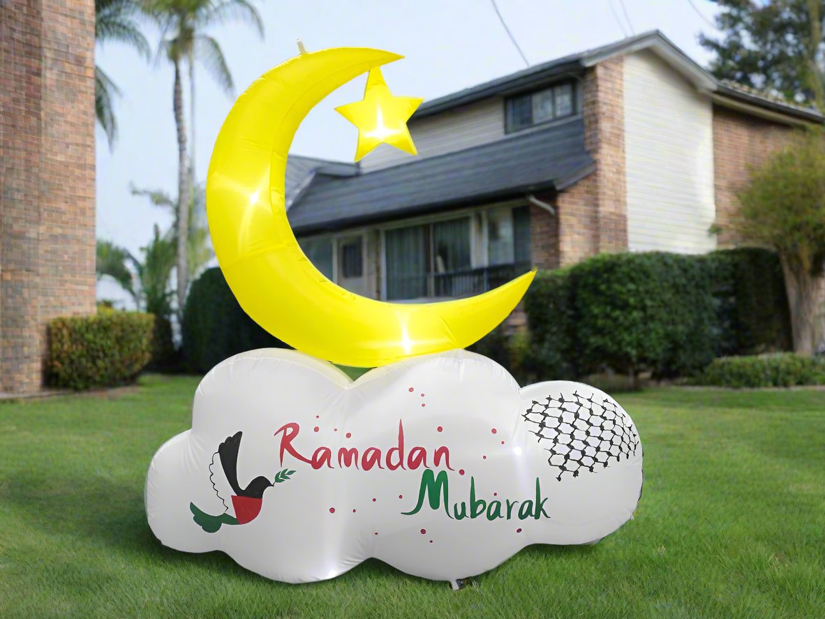 مجسم الهلال القابل للنفخ