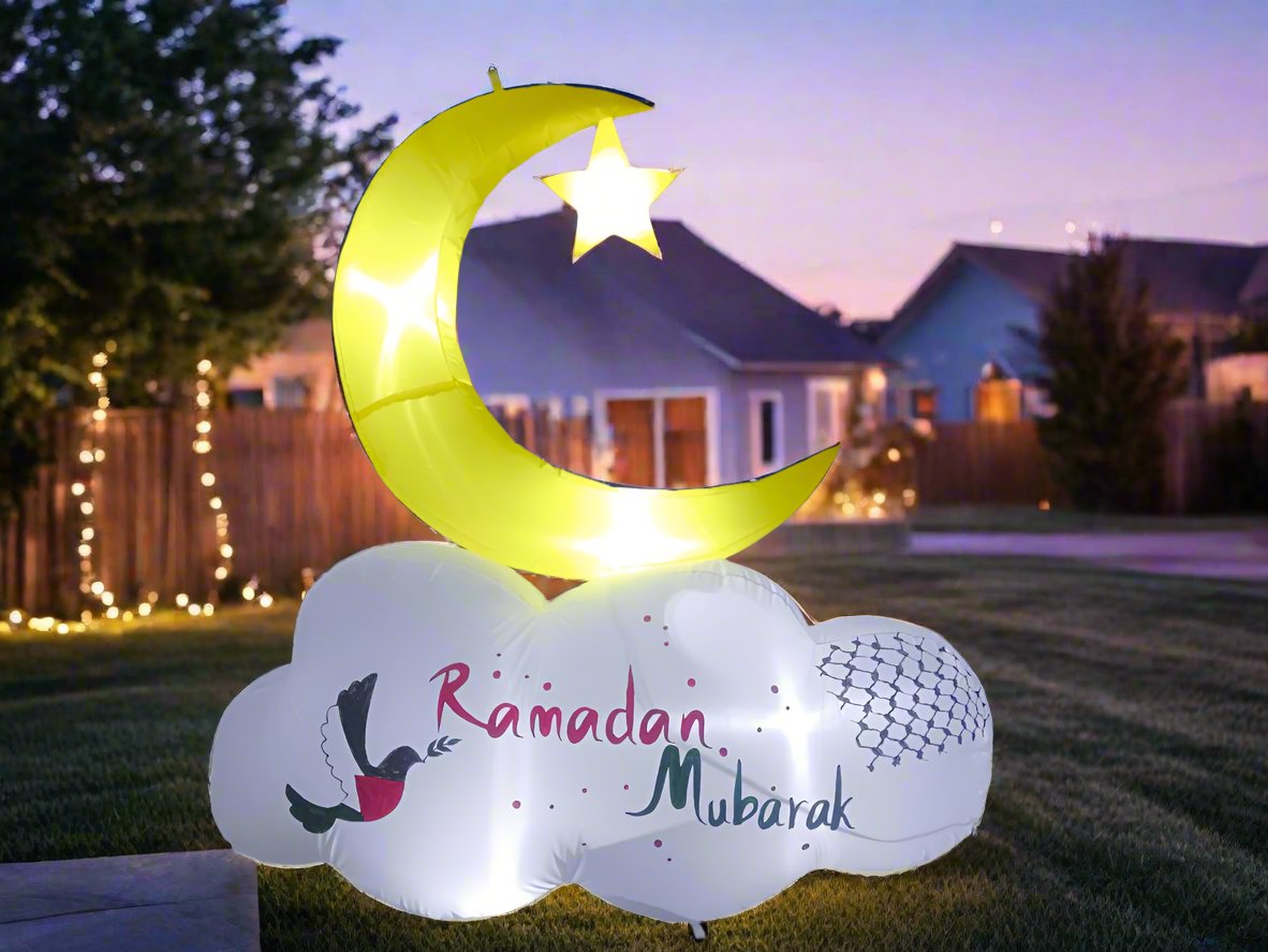 مجسم الهلال القابل للنفخ