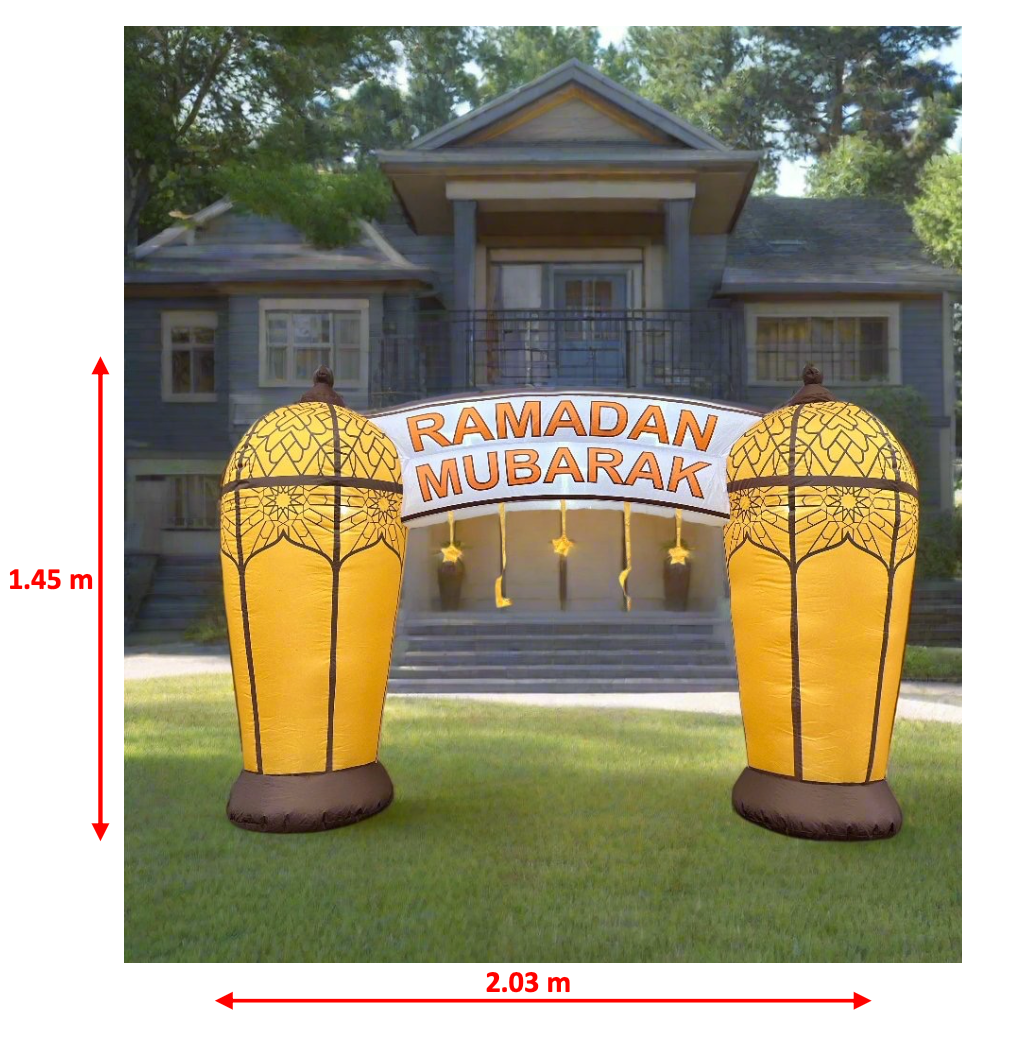 مجسم فوانيس رمضان القابل للنفخ