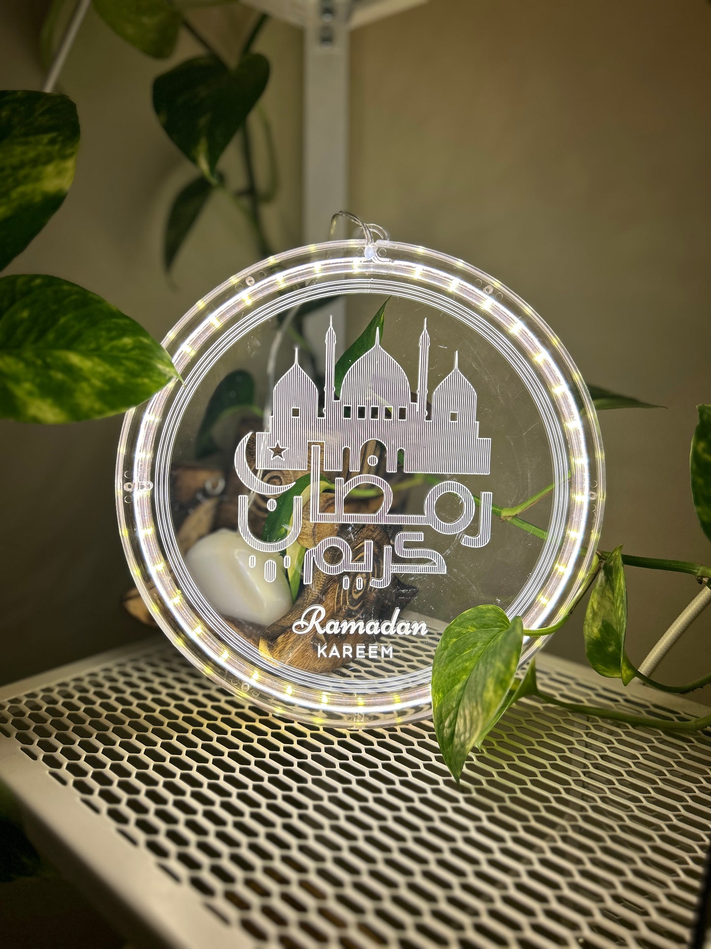 حبل زينة رمضان على شكل خراف