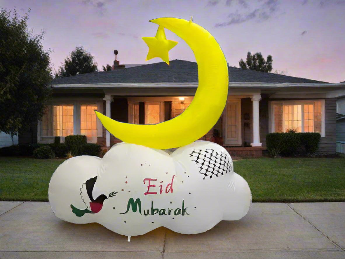 مجسم الهلال القابل للنفخ