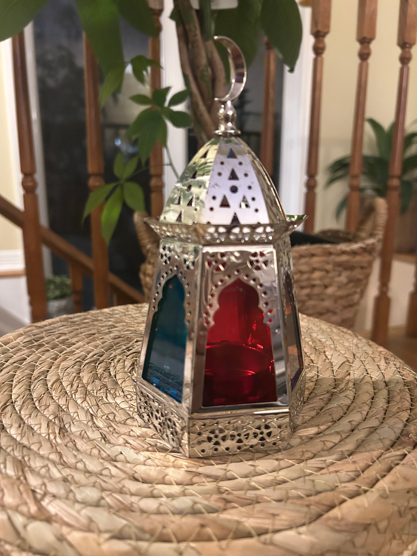 Ramadan Mosaic Metal Lantern