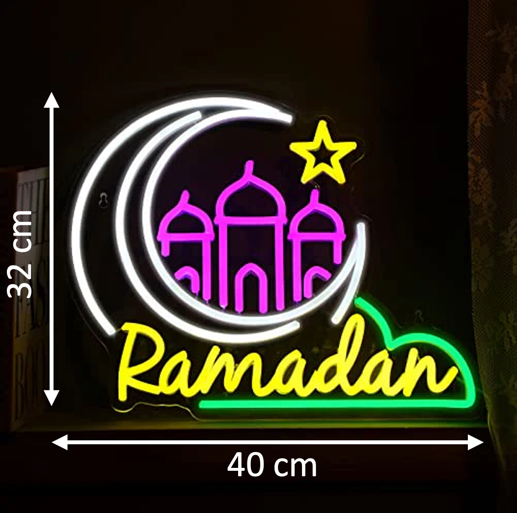 إضاءة نيون رمضان