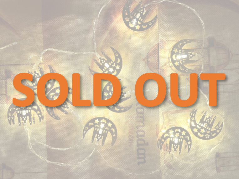 حبل زينة رمضان على شكل مساجد