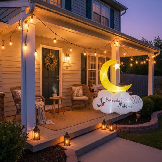 Reversible Crescent Inflatable - Palestinian Pattern