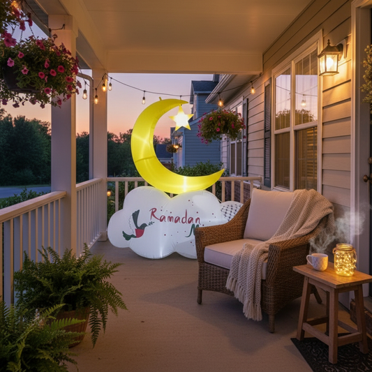 Reversible Crescent Inflatable - Palestinian Pattern