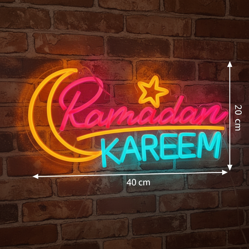 Ramadan Kareem Neon Lights