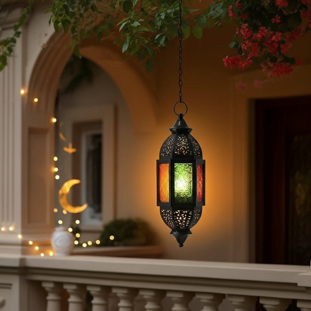 Hanging Ramadan Mosaic Lantern