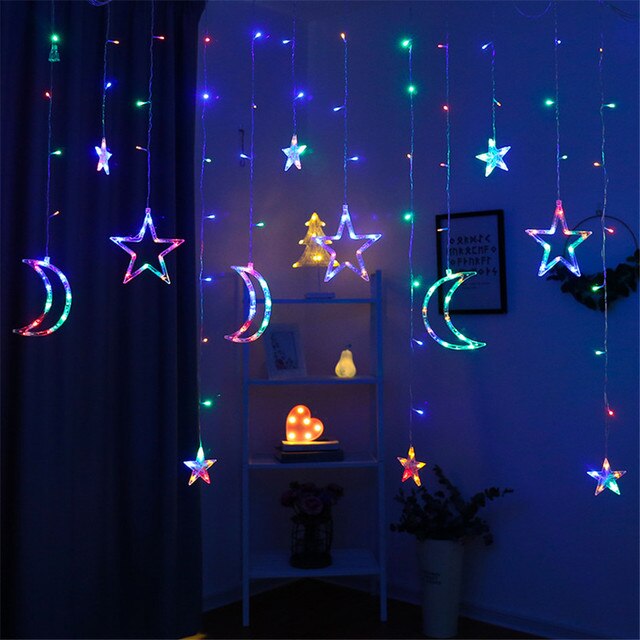 حبل زينة رمضان المضيء
