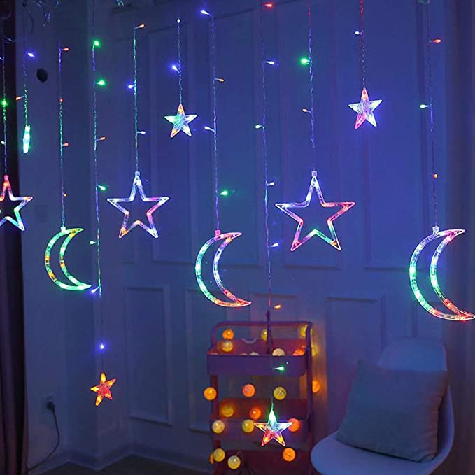 حبل زينة رمضان المضيء