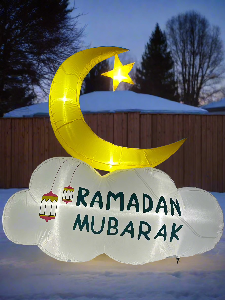 مجسم الهلال القابل للنفخ