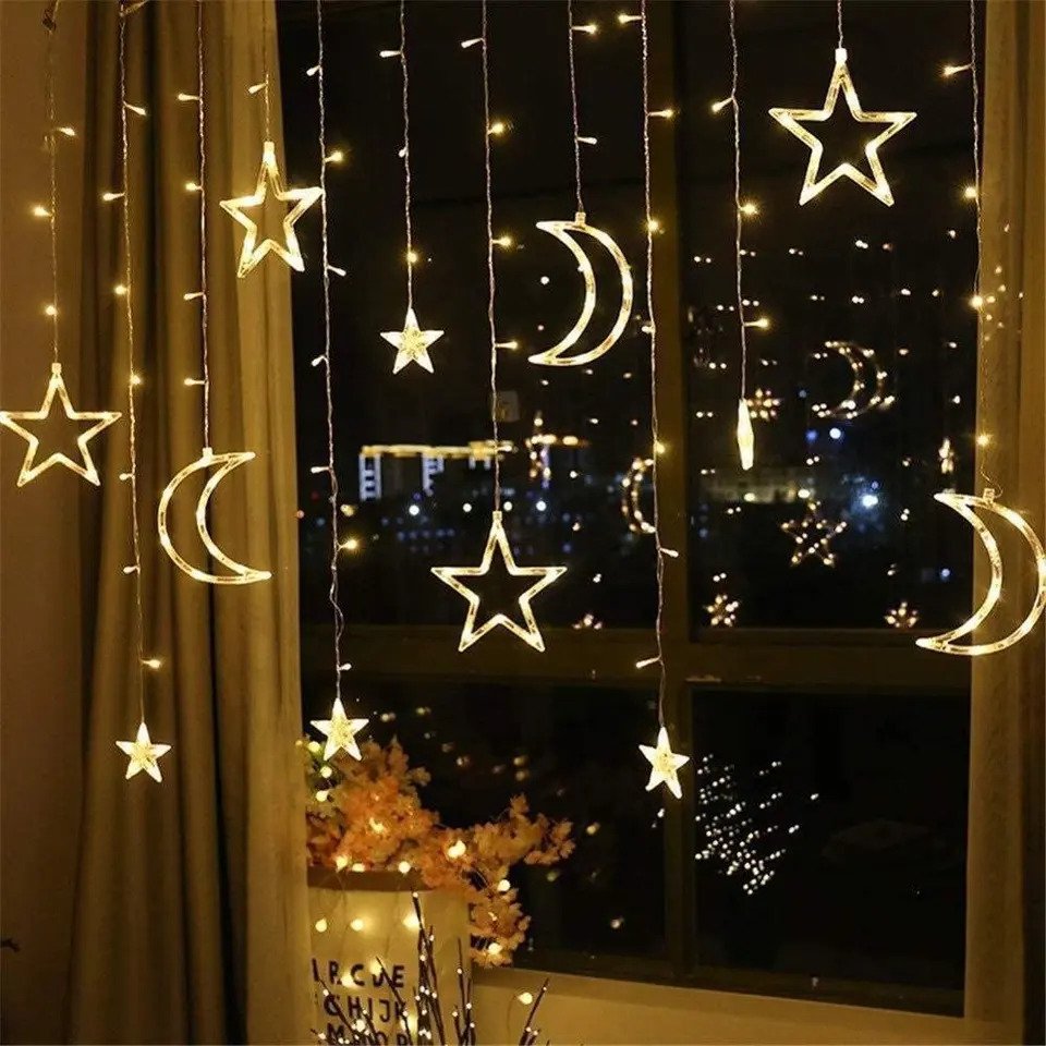 حبل زينة رمضان المضيء