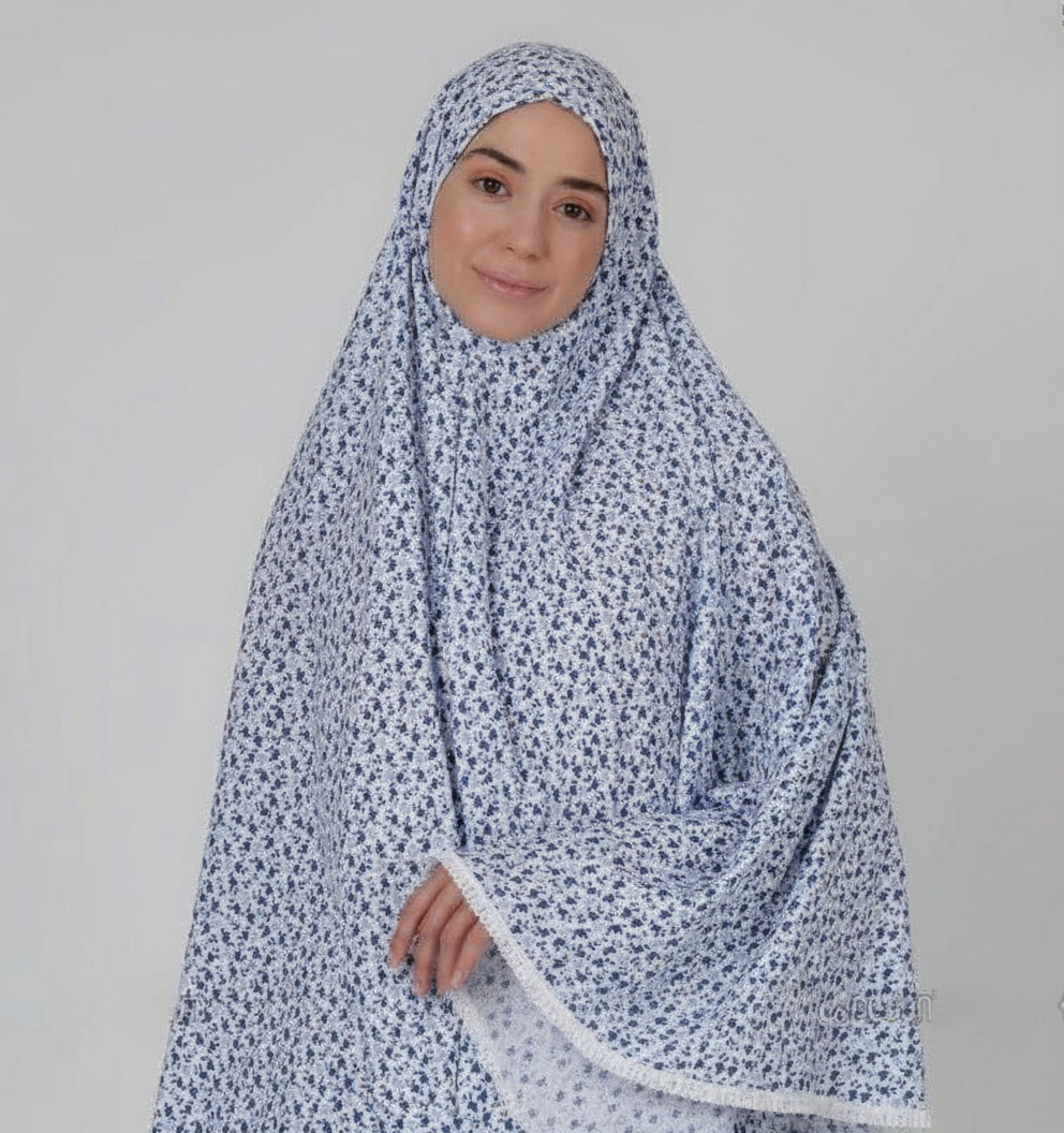 Turkish Printed Prayer Dress - Premium Cotton