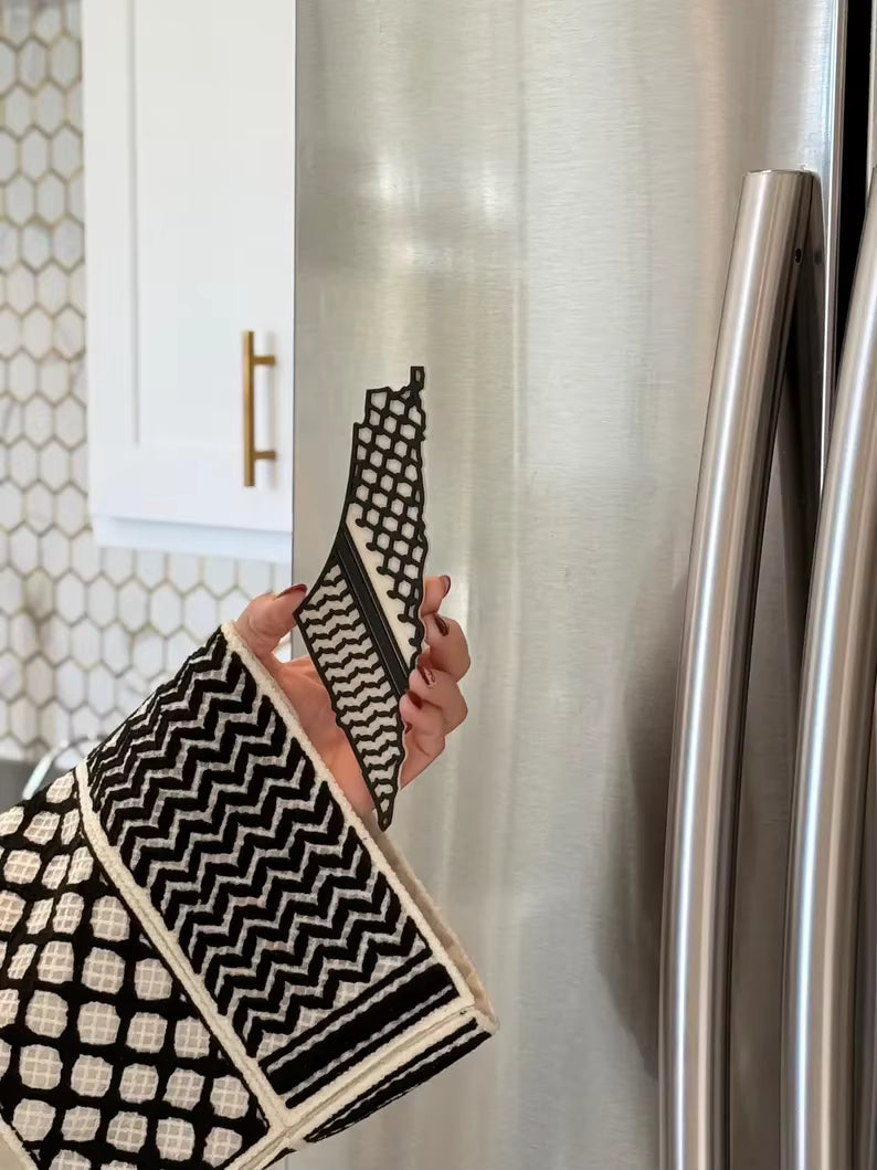 Palestine Map Fridge Magnet