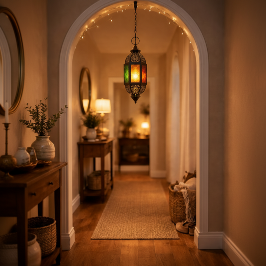 Hanging Ramadan Mosaic Lantern