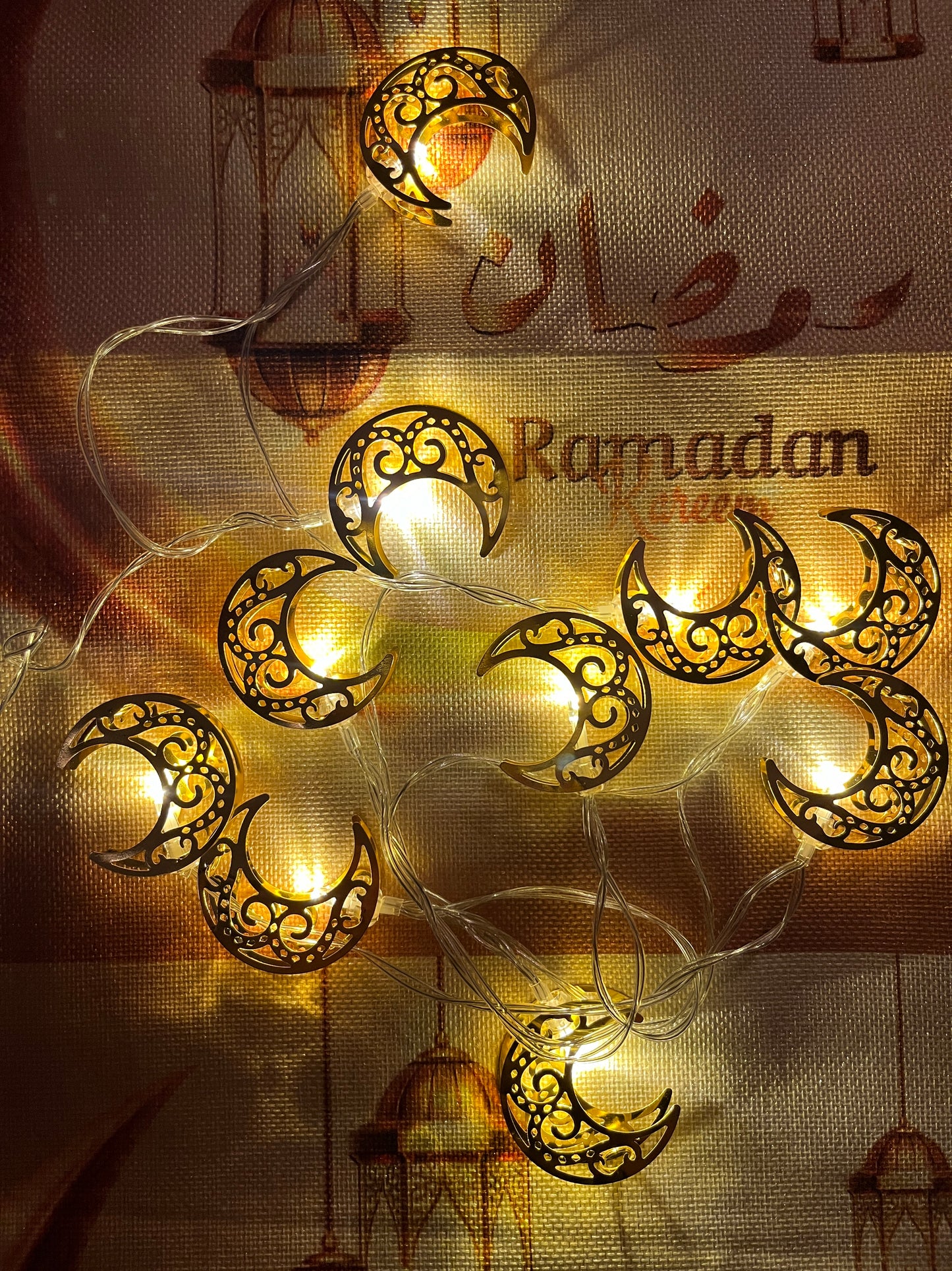 Crescent Ramadan Lights String