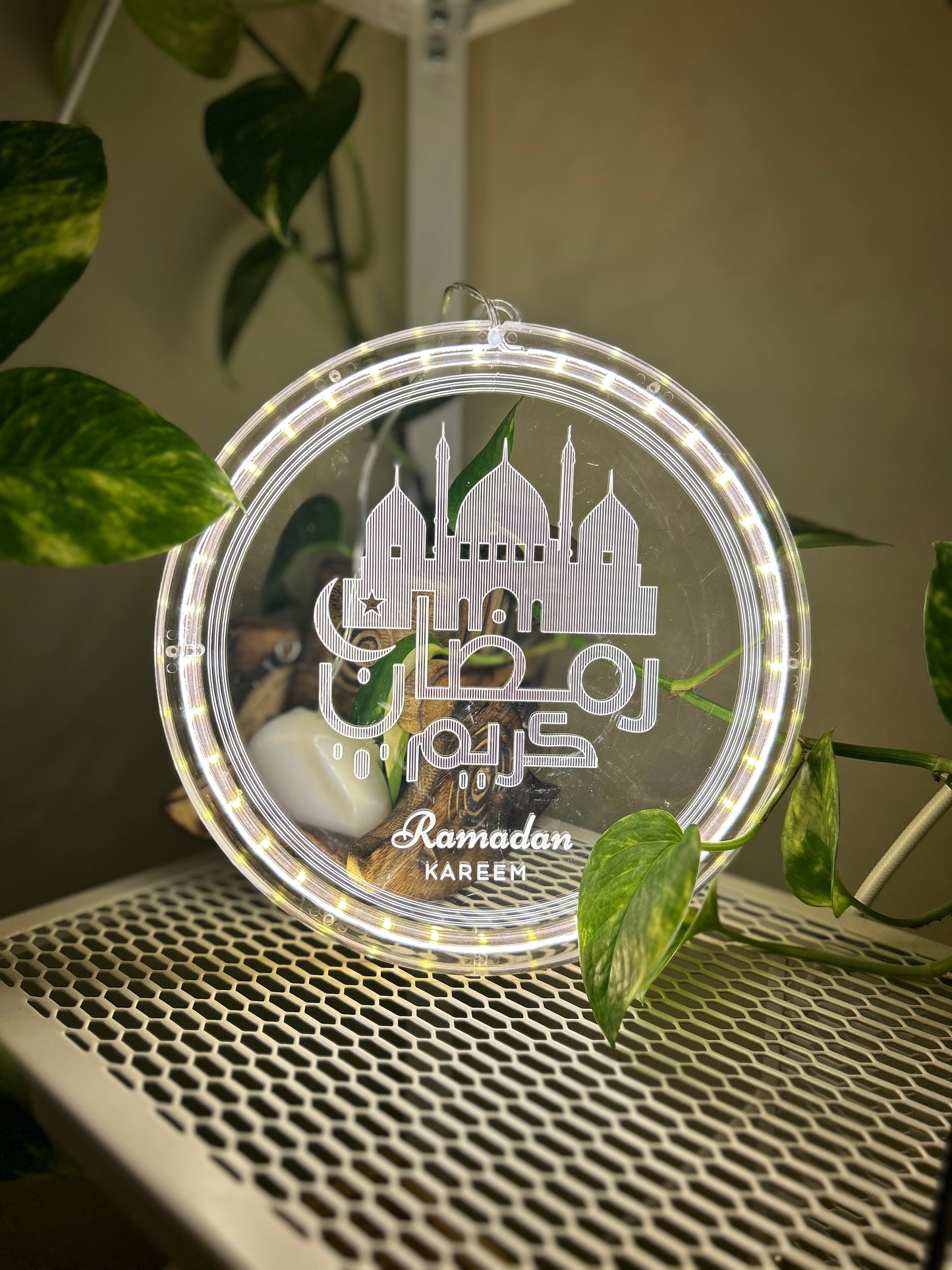 Ramadan Wall Ring LED Lights