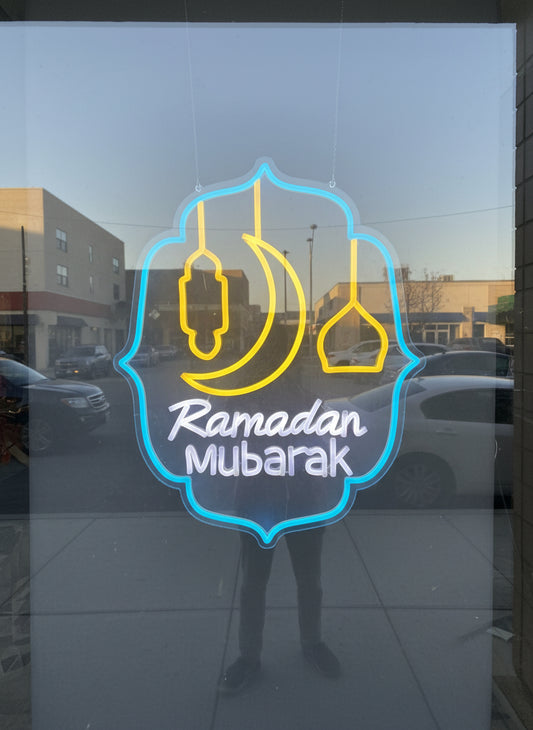 Ramadan Mubarak Neon Lights