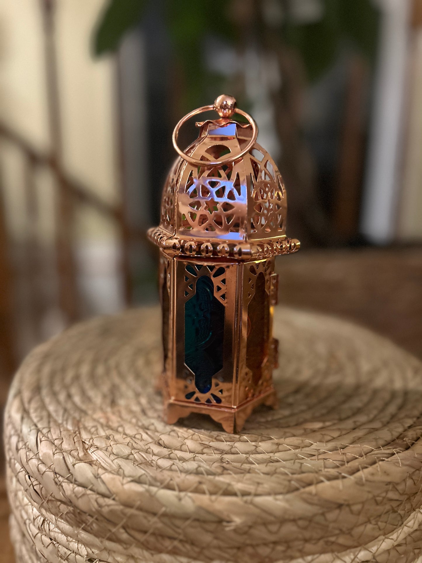 Ramadan Mosaic Metal Lantern