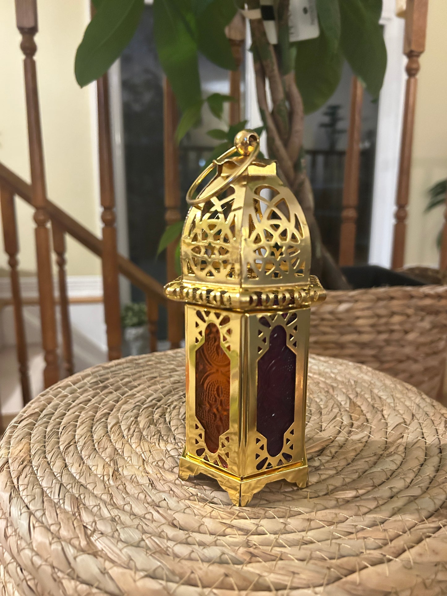 Ramadan Mosaic Mini Metal Lantern