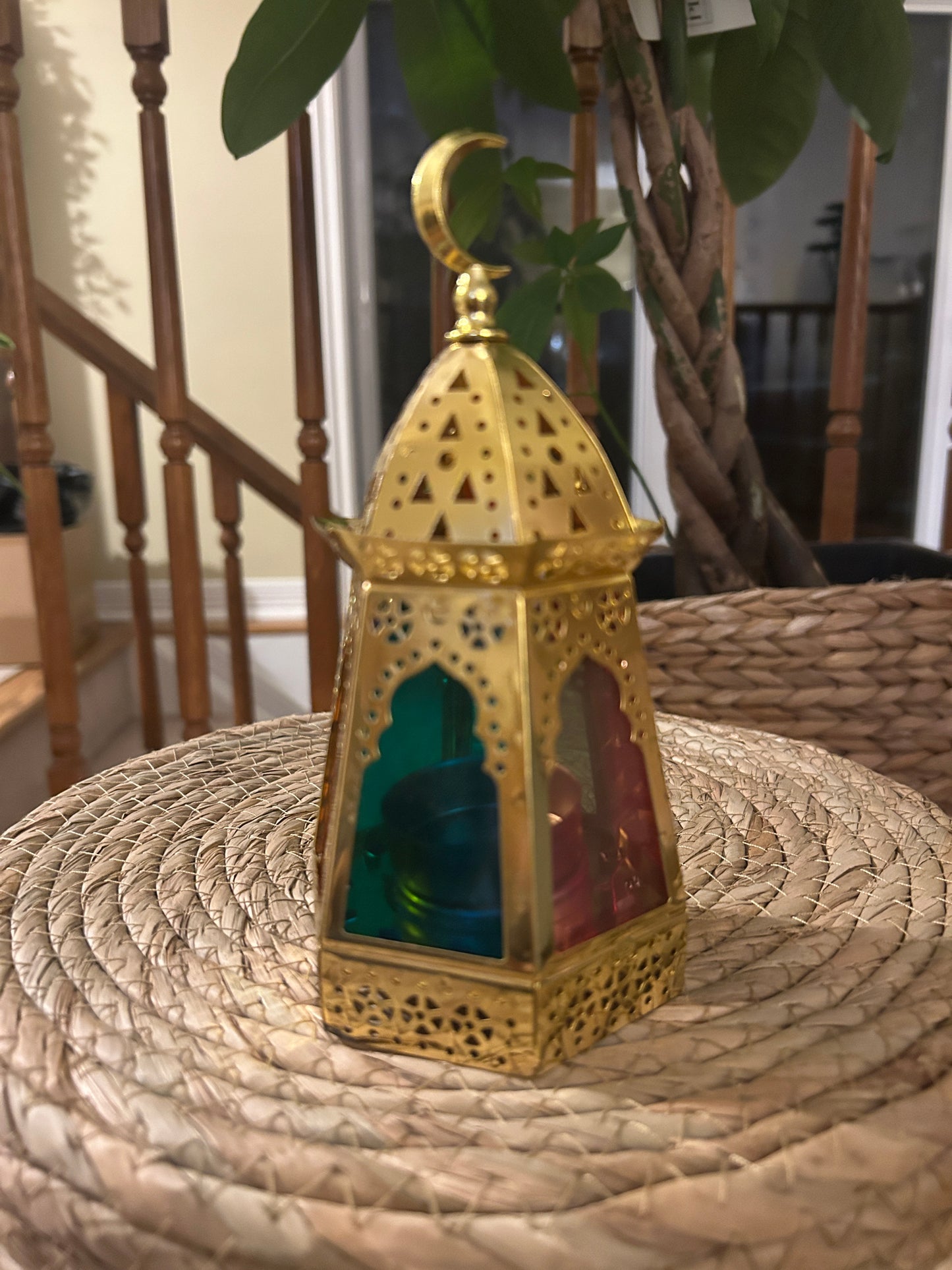Ramadan Mosaic Metal Lantern