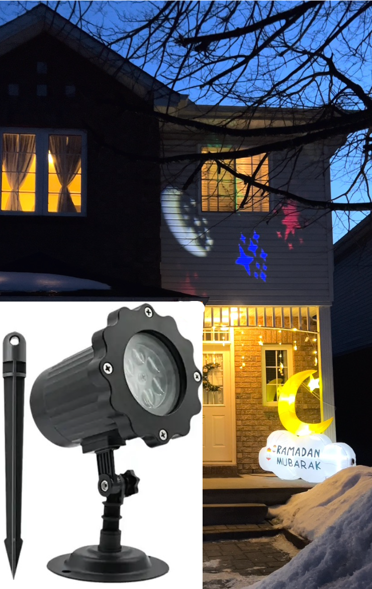 External Ramadan Lights Projector