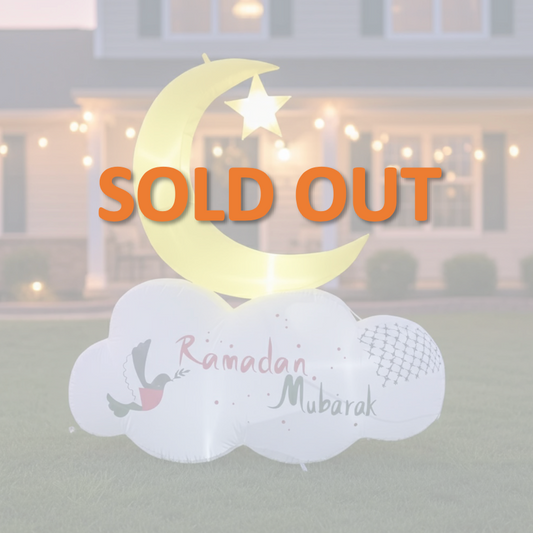 Reversible Crescent Inflatable - Palestinian Pattern