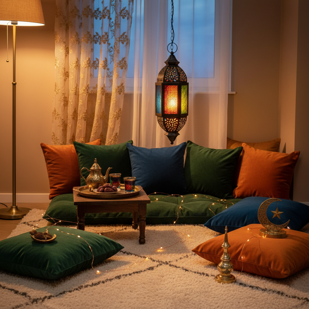 Hanging Ramadan Mosaic Lantern