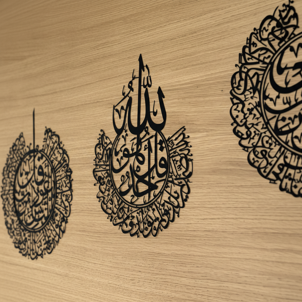 Al Maudhat acrylic Set ( 3 Pieces) طقم اكريليك للمعوذات