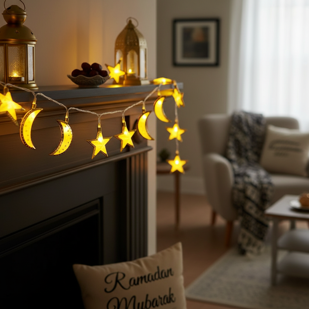 Moon and stars Lights String