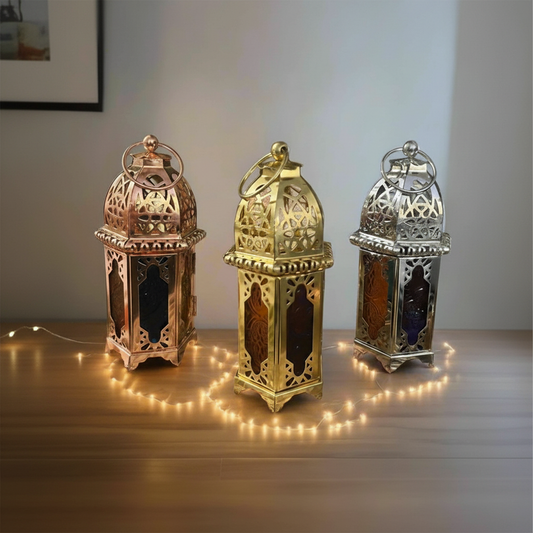 Ramadan Mosaic Metal Lantern