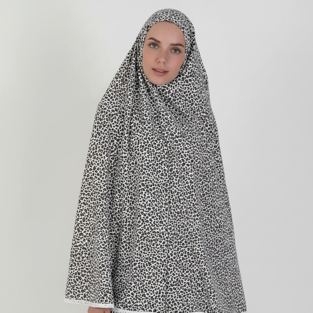 Turkish Printed Prayer Dress - Premium Cotton