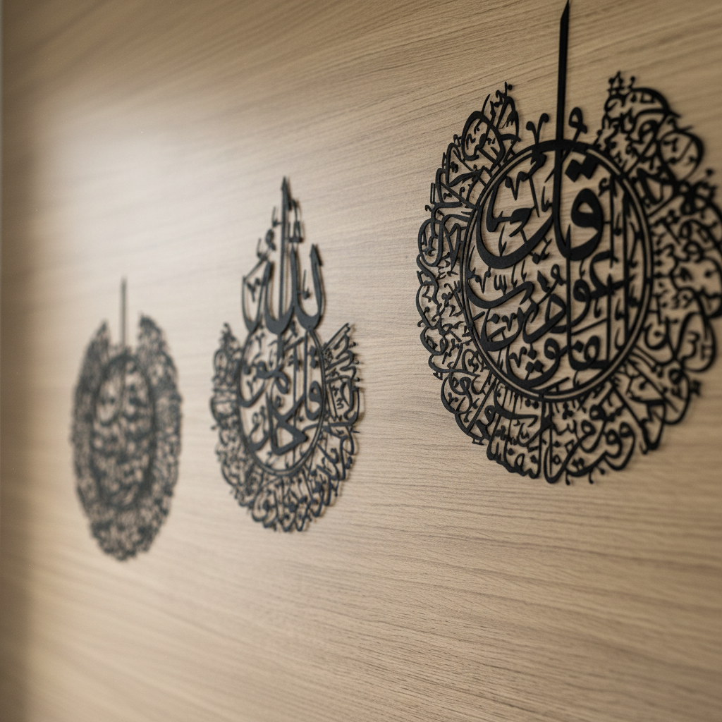 Al Maudhat acrylic Set ( 3 Pieces) طقم اكريليك للمعوذات