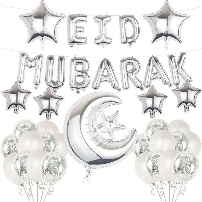 Eid Mubarak Balloons set