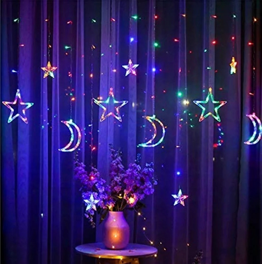 1pc EID Mubarak 2024 Ramadan Star Moon LED String Lights - Temu Chile